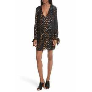 Equipment Bree Tie Sleeve Silk Shift Dress